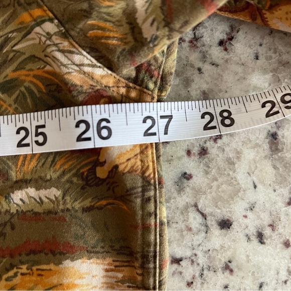 Vintage Banana Republic Safari & Travel Button Down Size XL Geese Duck 90s Hunt - Picture 4 of 5